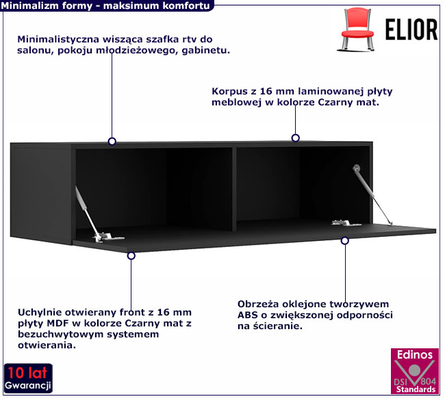 Szafka rtv 120 cm Sinam