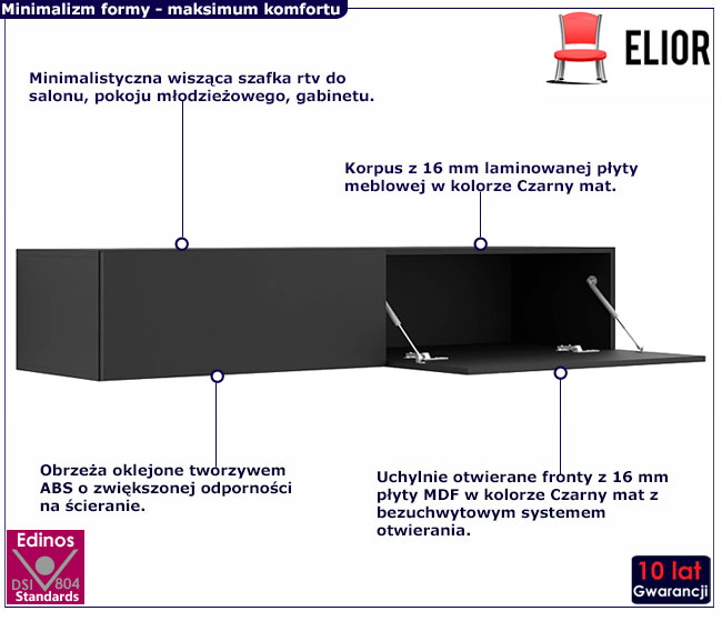 Szafka rtv 160 cm Sinam