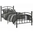 Czarne metalowe łóżko jednoosobowe 90x200 cm   Serafi.jpeg