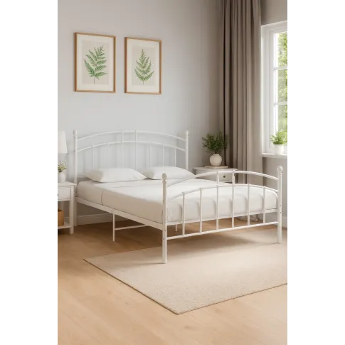 Wizualizacja łóżka Serafi białe