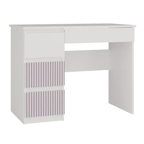 Biało-różowe biurko dla dziewczynki Arsa 4X