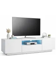 Szafka rtv stojąca lub wisząca biały mat - Talmis 3X w sklepie Edinos.pl