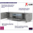 minimalistyczna szafka rtv beton Nalbari 3X