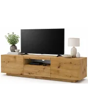 Szafka rtv stojąca lub wisząca dąb artisan - Talmis 3X w sklepie Edinos.pl
