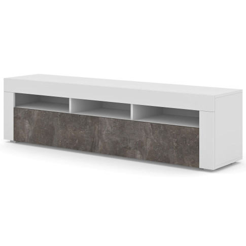 stojąca szafka na telewizor biały beton Maveri