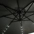 Ciemnoszary parasol z LED Elerion ciemnoszary