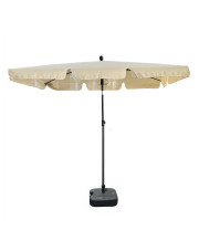 Beżowy parasol plażowy ze zmianą kąta nachylenia - Toverio w sklepie Edinos.pl