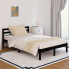 Zdjęcie czarne drewniane łóżko do sypialni 120x200 Lenar 4X - sklep Edinos.pl