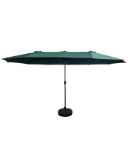 Ciemnozielony parasol do ogrodu - Heberi