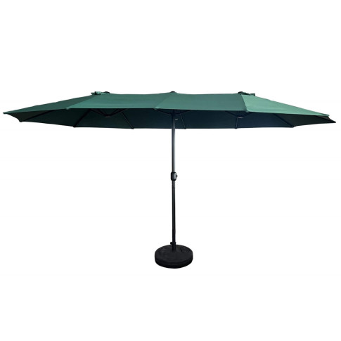 Ciemnozielony parasol do ogrodu Heberi