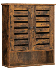 Loftowa szafka łazienkowa wisząca rustykalny brąz - Xafi
