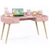 Różowe biurko dla dziewczynki, młodzieżowe Geza 13X