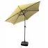 Regulowany beżowy parasol Łaross