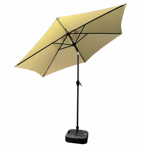 Regulowany beżowy parasol Łaross