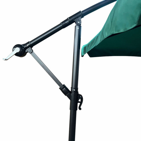 Mechanizm ciemnozielonego parasola Tulior
