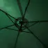Otwarty ciemnozielony parasol Tulior
