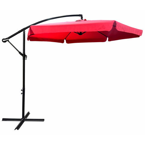 Czerwony parasol ogrodowy Tulior