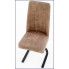 Zdjęcie nowoczesne krzesło tapicerowane brąz Travor - sklep Edinos.pl
