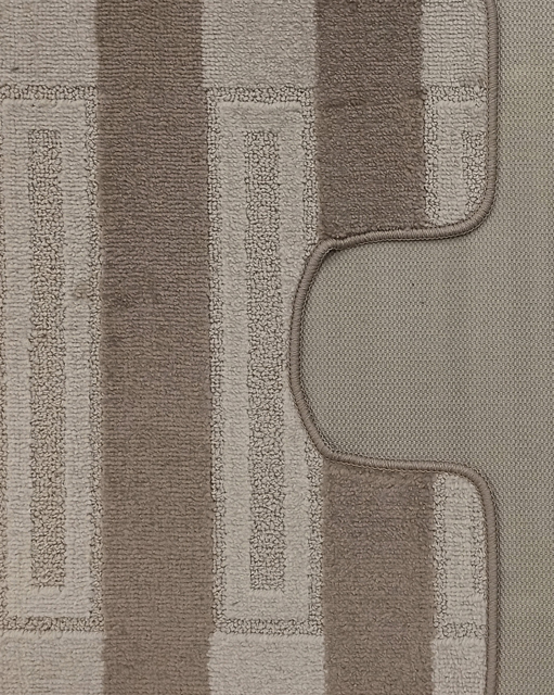 Komplet cappuccino dywaników do łazienki Cenric