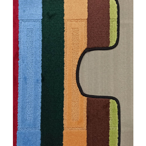 Komplet kolorowych dywaników do łazienki lopo