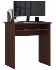 Wąskie małe biurko komputerowe wenge - Goplen