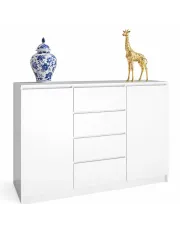 Biała skandynawska komoda - Diegi 2X w sklepie Edinos.pl