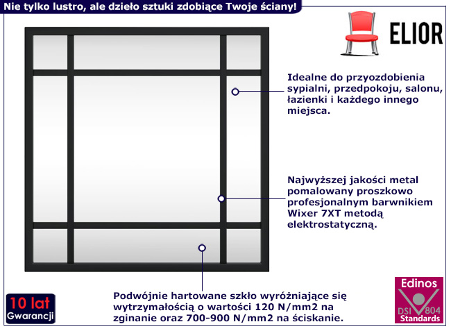 Lustro ścienne Arhi 5X