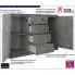 Fotografia Komoda szara Diegi 2X - beton z kategorii Komody