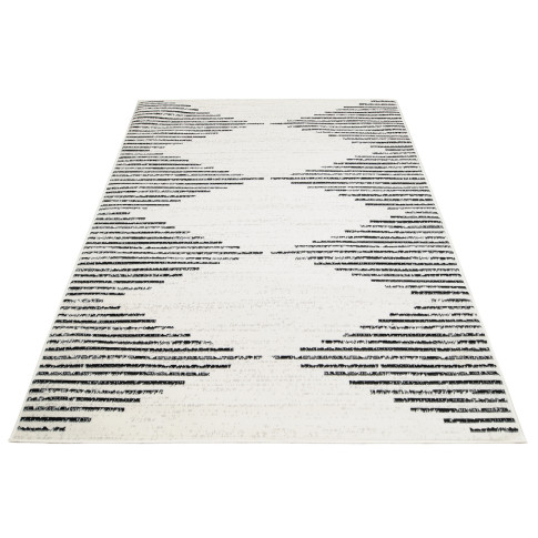 Kremowy nowoczesny dywan Amox 3X
