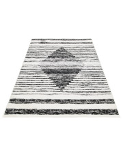 Elegancki czarno - biały dywan w nowoczesny stylu - Amox 4X