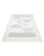 Prostokątny kremowy dywan w geometryczne wzory - Atix 3X w sklepie Edinos.pl