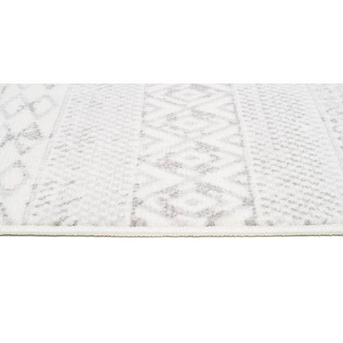Nowoczesny kremowy dywan w aztecki wzor Umix 4X