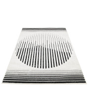 Elegancki czarno - biały dywan w symetryczny wzór - Atix 7X