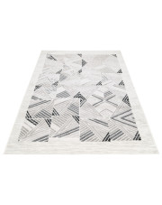 Prostokątny nowoczesny dywan w geometryczne wzory - Amox 8X