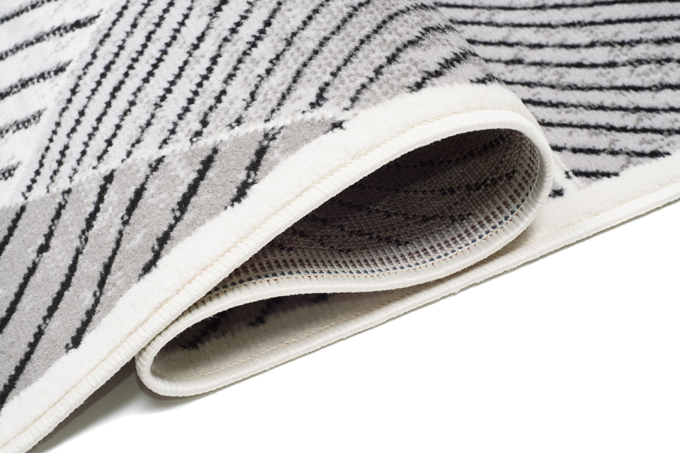 Szary dywan do pokoju Amox 10 X