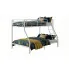 Łóżko piętrowe kolor biały metal 140x200 cm/90x200 cm - Extim