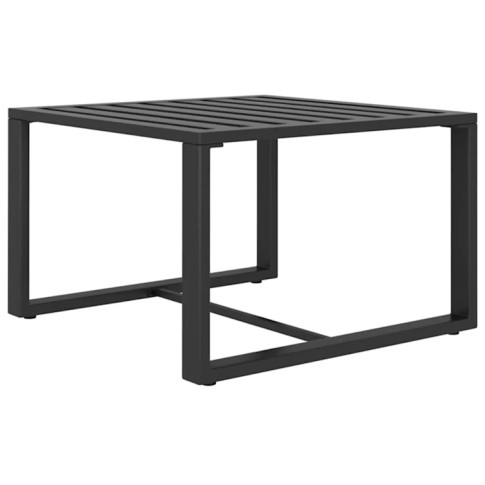 Czarny stół z aluminium Vanes