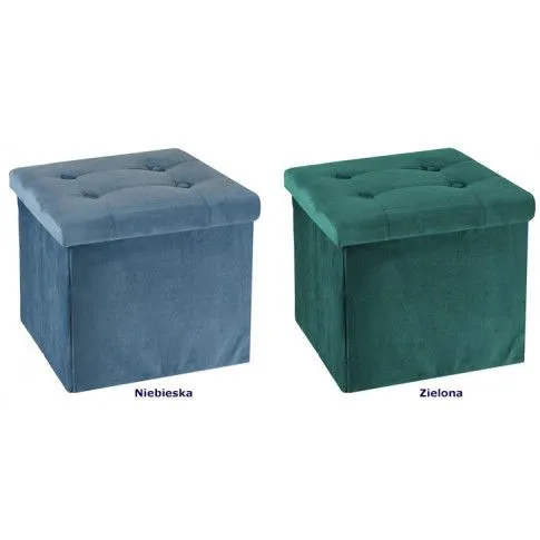 Zdjęcie pufa Minerwi 2X zielona otwierana do salonu | Edinos.pl