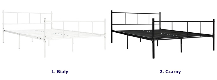 Dostępne kolory łóżka Kalea