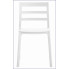 Białe krzesło balkonowe Awio
