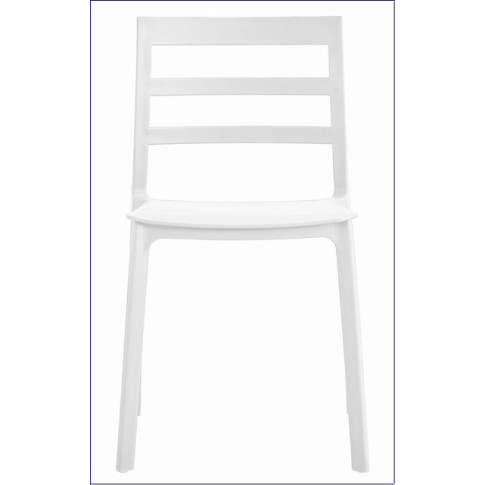 Białe krzesło balkonowe Awio