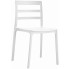 Białe krzesło ogrodowe do stołu - Awio
