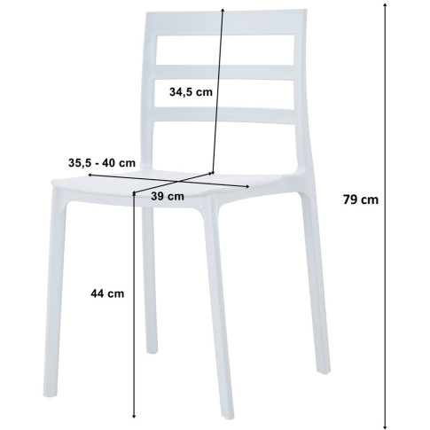 Wymiary krzesła ogrodowego Awio