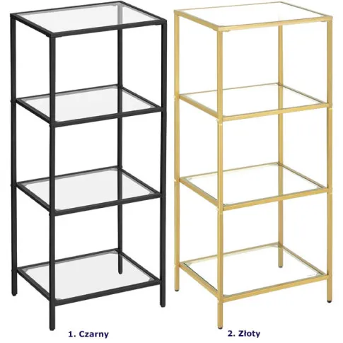 Kolory szklanego regału Resso 4X