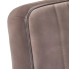 Szczegółowe zdjęcie nr 5 produktu Szarobrązowy skórzany fotel wypoczynkowy - Sykso