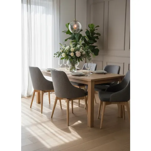 Szare tapicerowane welurowe krzesło obrotowe   Sawanna