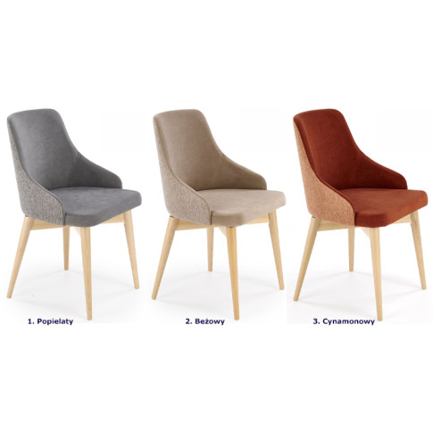 kolory krzesła drewnianego Elandro