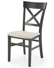 Czarne drewniane krzesło - Calabro