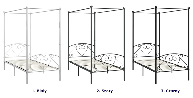 Dostępne kolory łóżka Nila