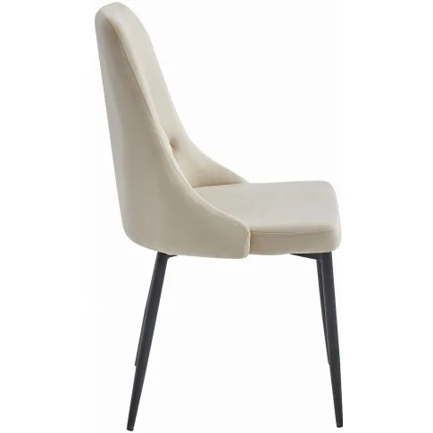 Beżowe krzesło kuchenne tapicerowane Imre 3X